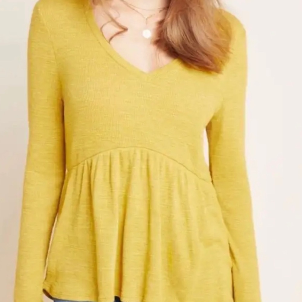 Anthropologie T. la Babydoll Top